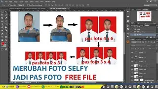 Cara mudah membuat pas foto 2x3 3x4 4x6 di photoshop | tutorial89