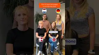 Which language is the 'Odd One Out'? Hint: it has three genders—masculine, feminine, and neuter 🇩🇪