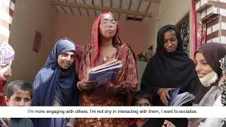 Naseem learns to read and write thought TCF’s Aagahi Literacy Programme!