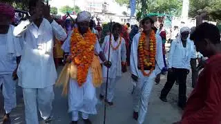 जिंद बाबा ने की गुमानपुरा पैदल यात्रा