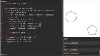 Generating SVG regular polygons