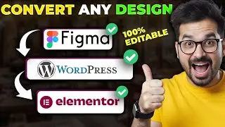 How to Convert Figma Design to Elementor WordPress Landing Page - FREE and Easy Method with UiChemy