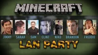 Minecraft with Freddiew and Corridor Digital Episode 1 - LAN Party