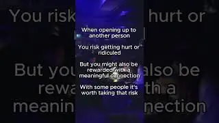 Can you be vulnerable with other people?