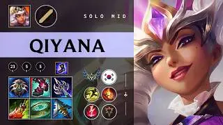 Qiyana Mid vs Zed - KR Challenger Patch 26.04