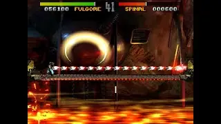 Killer Instinct (1994) v1.4 - Fulgore ice skates glitch reflects 15 skulls