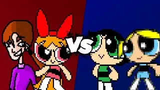MUGEN Battle - Abby Archer/Blossom vs Bubbles/Buttercup