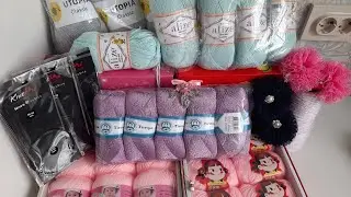 Посылка с пряжей из Краснодара./Сюрприз от Светы.