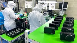 The process of making a full-frame mirrorless camera. The world's smallest and lightest camera.