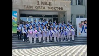 😍Выпускной//Айсу//4 класс//В школе//Сумгайыт//2023