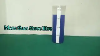 Learn how to measure the quantity of water with the help of measuring flask in English
