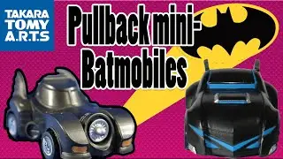 Cute & cool Pullback mini Batmobiles!