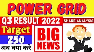 POWER GRID Q3 Results│POWER GRID Share Latest News │ POWER GRID Share Price Target Analysis.