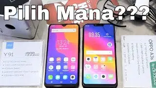 VIVO Y91 vs OPPO A3s indonesia, Refry ft. Gadgetmart Banjarmasin