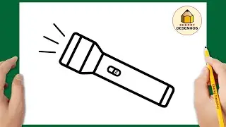 Como desenhar uma lanterna fácil | Sherry Desenhos