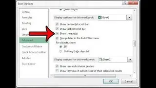 How to Show Missing Worksheet Tabs in Excel 2013 | BlueLightTECH