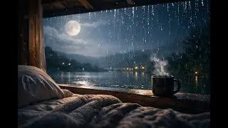 🌙 When Thoughts Get Louder Before Sleep – Silent Rain to Let Your Mind Rest