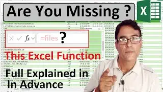 Are You Missing Out on Excel’s Secret Function? FILES Function in Excel to List Files in a Folder
