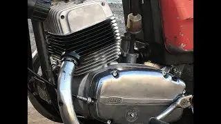 Двигатель Ява (Jawa) 350/634 тест 20.04.2020 после ремонта (г. Самара)