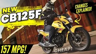 NEW 2024 Honda CB125F Released = CHEAP Motorcycle!