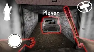 Follow the victim into the tunnel. Granny mode