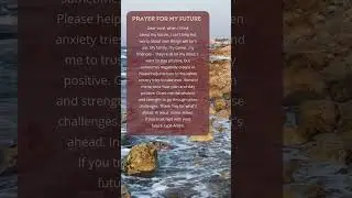 Prayer for my future #futureprayer #youtube #shorts
