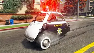 Mini Cop Car Arresting Criminals In GTA 5 RP