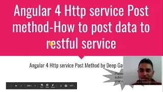 Angular 4 Http service Post method How to post data to restful service in angular 4