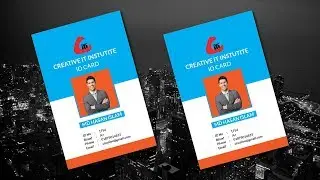 Company_ID_Card_Design_Tutorial | From_Illustrator_(CC)_2018