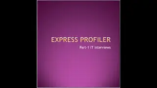 Express Profiler Part1