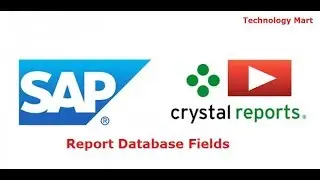 Database Fields in SAP Crystal Reporting