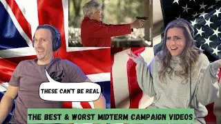 American Wife & British Husband React  | US Midterm Campaign Ads  |  (Commentary, Opinion & Debate)