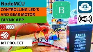 IoT project using NodeMCU and Blynk android app