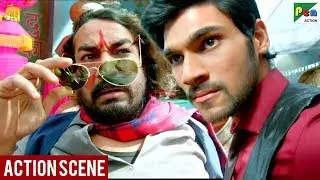 Bellamkonda Srinivas Market Fight Scene | Saakshyam - The Destroyer Movie Scene | Hindi Dubbed Movie