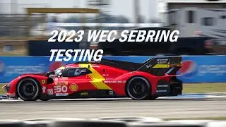 2023 WEC Prologue Sebring Testing
