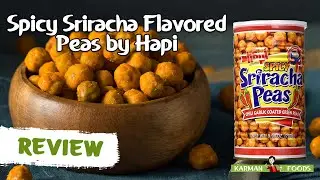 The ASMR-worthy crunchy snack: Spicy Sriracha Flavored Peas by Hapi for National Chili Day