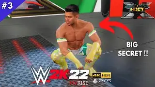 WWE 2K22 MyRise PS5 Walkthrough Gameplay Part 3 - Hector Flores' Big Secret (No Commentary)