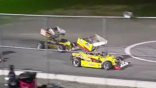 ISMA-MSS Supermodifieds 100 lap season finale at Evans Mills Raceway Park in New York 