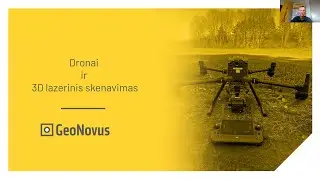 Dronai ir 3D lazerinis skenavimas (DJI Zenmuse L2) - vebinaras