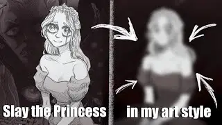 Drawing Slay The Princess In My Style 🗡️ | Speedpaint