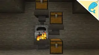 Minecraft Simple Automatic Furnace!