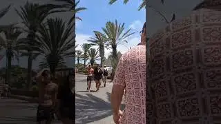 walking through Las Americas in Tenerife #tenerife #canaryislands #tenerifesur #pov #lasamericas