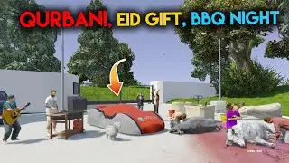 GTA 5 MANDI - EID AL ADHA QURBANI, EID GIFT, BBQ NIGHT - [EP 30] Rich Life Series S02 - GTA 5 URDU