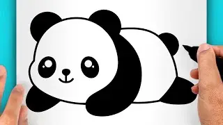 DISEGNI FACILI! COME DISEGNARE UN ORSO PANDA UNICORNIO KAWAII (VIDEO DI DISEGNI)