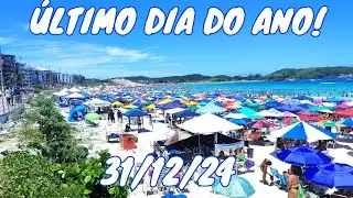 ❤️💙 CABO FRIO ÚLTIMO DIA DO ANO ☀️ PRAIA DO FORTE 🇧🇷 FELIZ ANO NOVO
