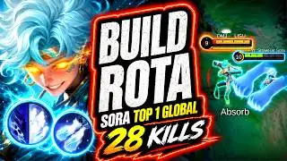 HIS SKILLS HAVE NO COOLDOWN! SORA TOP 1 GLOBAL 81.7% WINRATE! | MOBILE LEGENDS