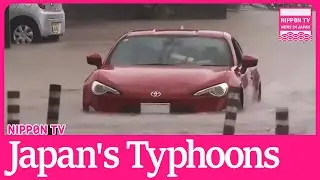 What was behind the unexperienced Typhoon in Japan? Report on climate change.