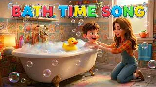 Bath Time Song 🛁🫧 Fun Toddler Bath Song with Johnny & Mommy | Kids Songs
