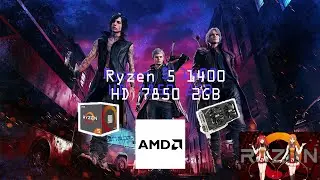 Devil May Cry 5 | Setting 1080p | AMD Ryzen 5 1400 | HD 7850 2GB | 2021