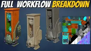 How to Create 3D Handpainted Props Using Blender, Substance Painter and ZBrush